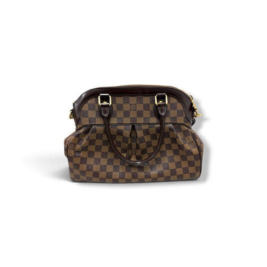 LOUIS VUITTON 2WAY BAG DAMIER N51997 BROWN *SCRATCH TREVI PM TJ2120 RANK (B)
