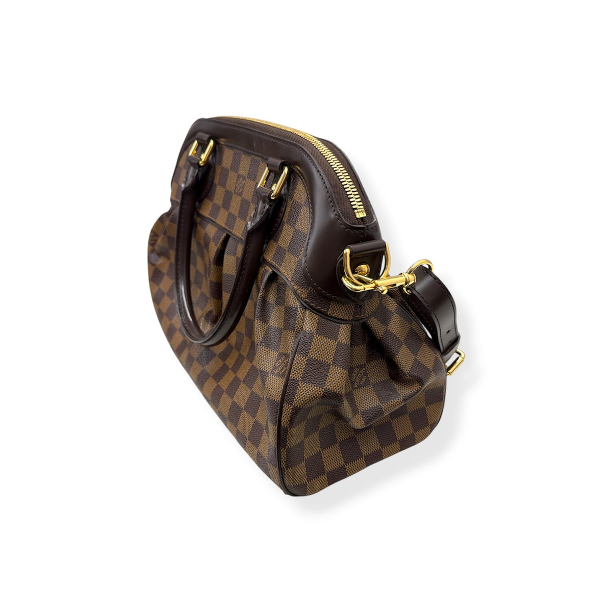 LOUIS VUITTON 2WAY BAG DAMIER N51997 BROWN *SCRATCH TREVI PM TJ2120 RANK (B)