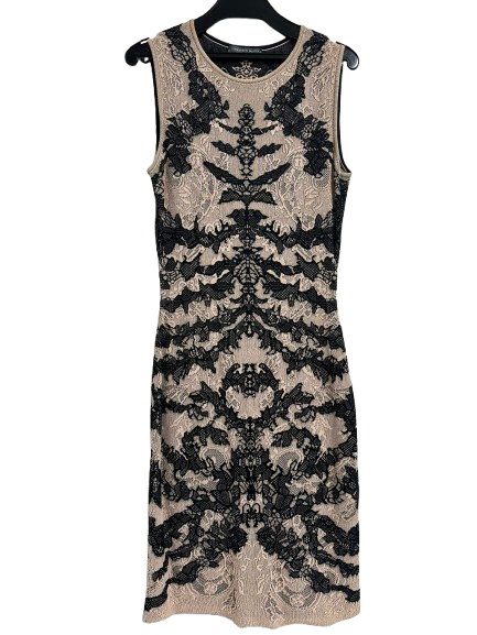 Dress ALEXANDER McQUEEN Beige/Black 294328