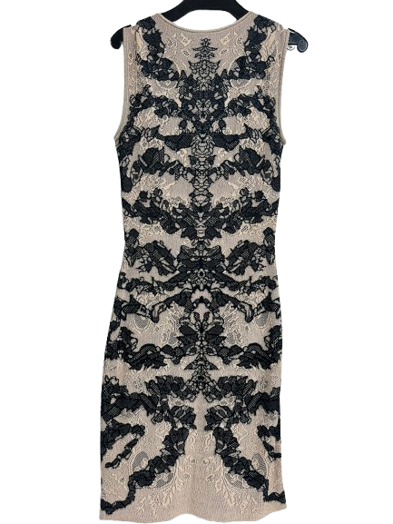 Dress ALEXANDER McQUEEN Beige/Black 294328