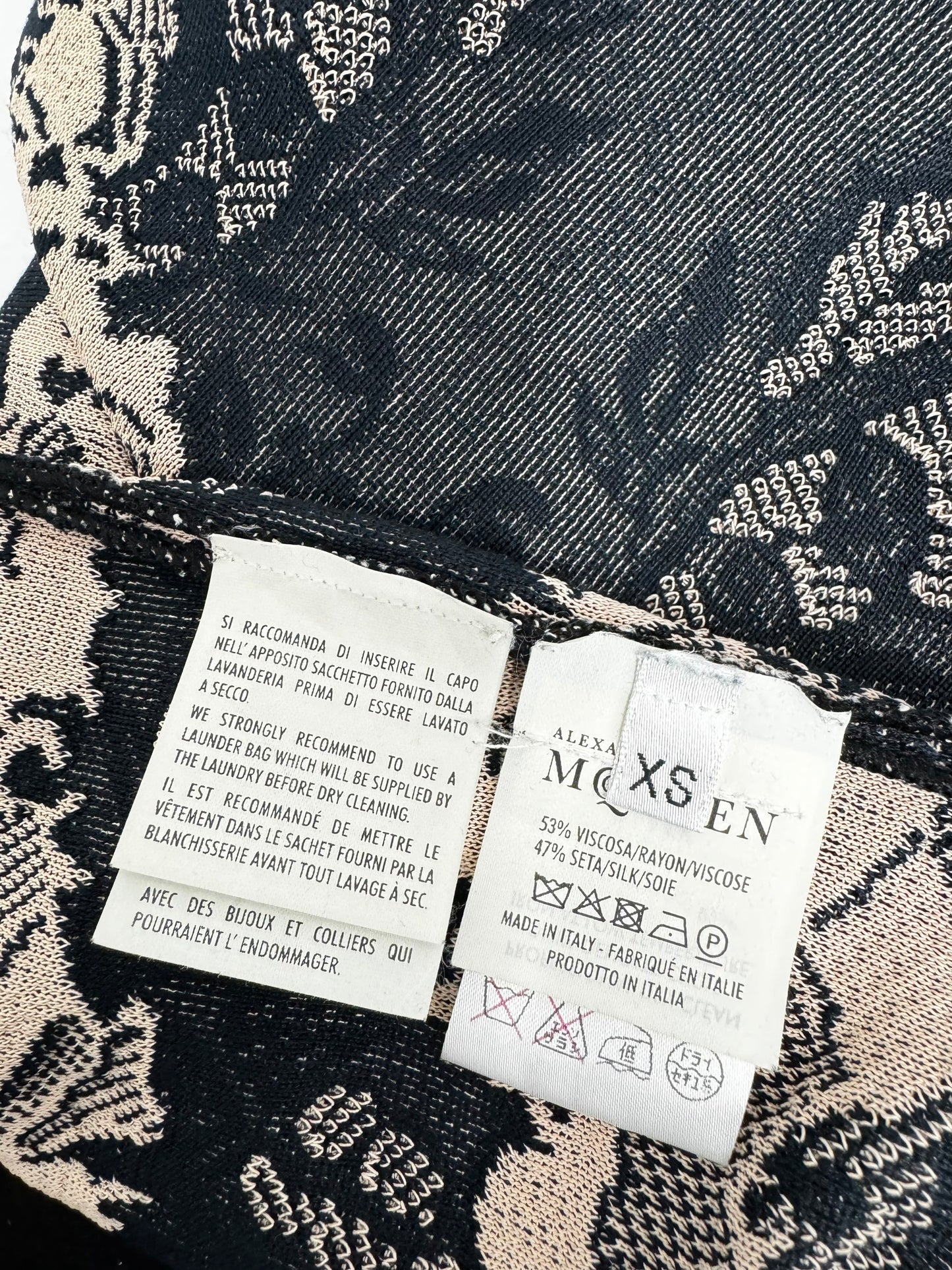 Dress ALEXANDER McQUEEN Beige/Black 294328