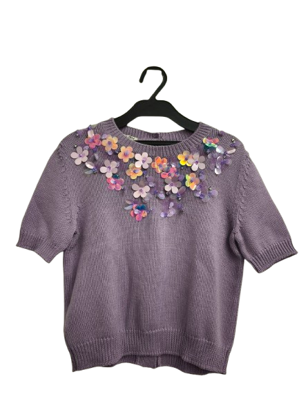 Knitwear MIU MIU 38 Purple Rank (B) MMN952