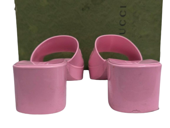 GUCCI Sandal 39 Pink Rank (B) 624730