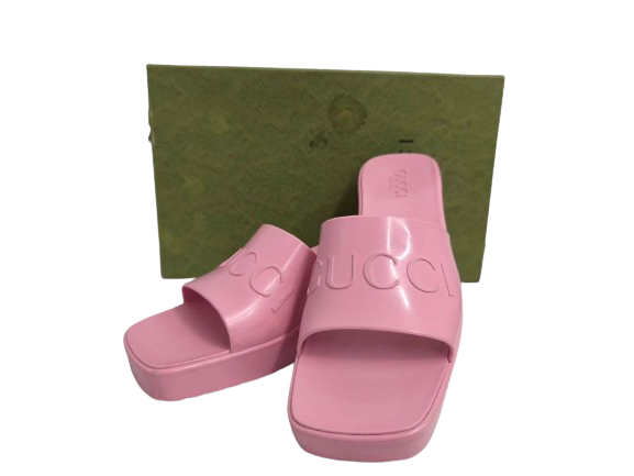 GUCCI Sandal 39 Pink Rank (B) 624730