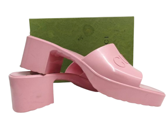 GUCCI Sandal 39 Pink Rank (B) 624730