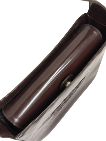 GUCCI Patent Leather Shoulder Bag *Inside Damage Rank (D)