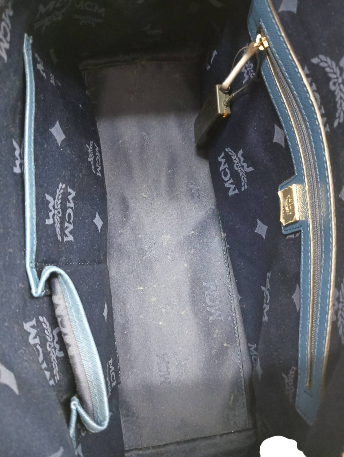 MCM 2WAY Bag MWT3ALN15VY001 Rank B
