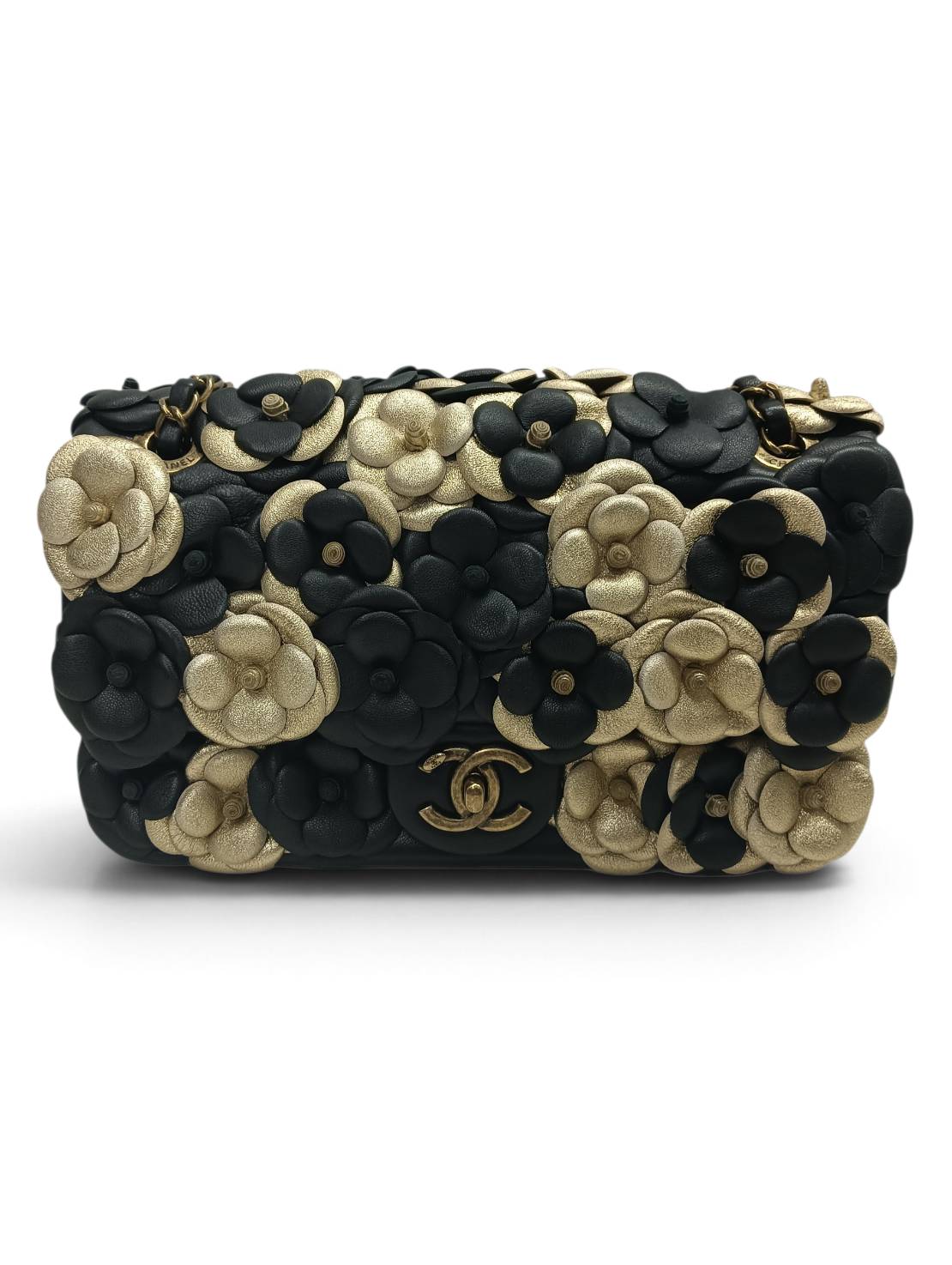 CHANEL Chain Shoulder Bag Rank(B) Black And Gold 20861839