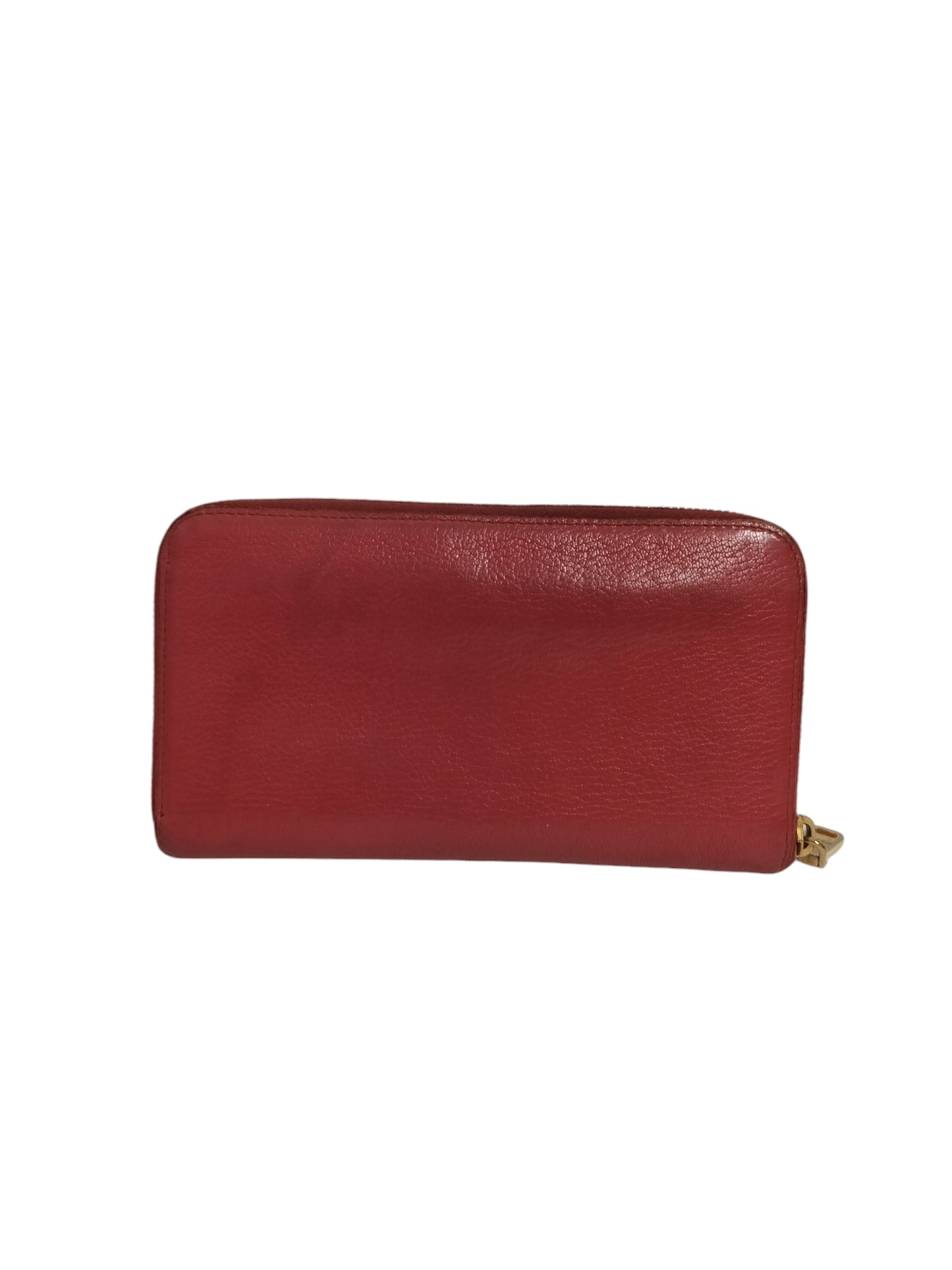 MIU MIU LONG WALLET RED T4418 STAIN