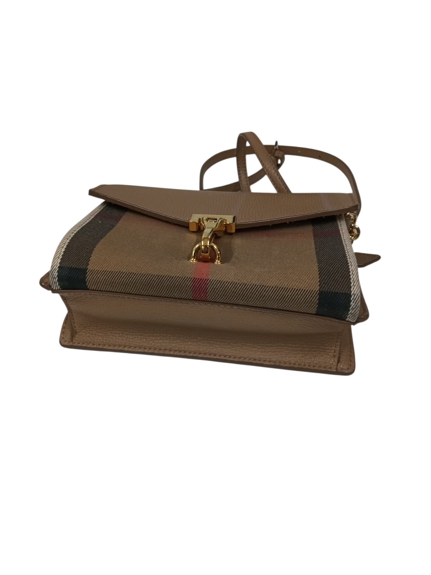 BURBERRY Shoulder Bag Baby MACKEN Brown RANK (B)