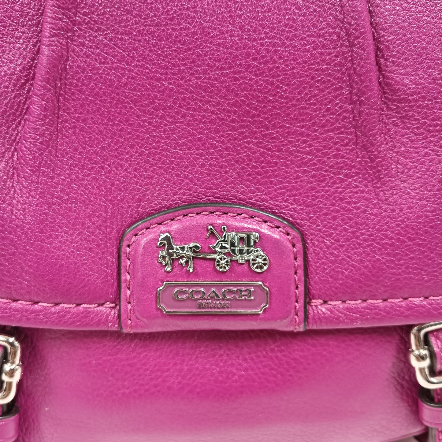 COACH 2WAY Bag F1276-21223 Purple **Scratch