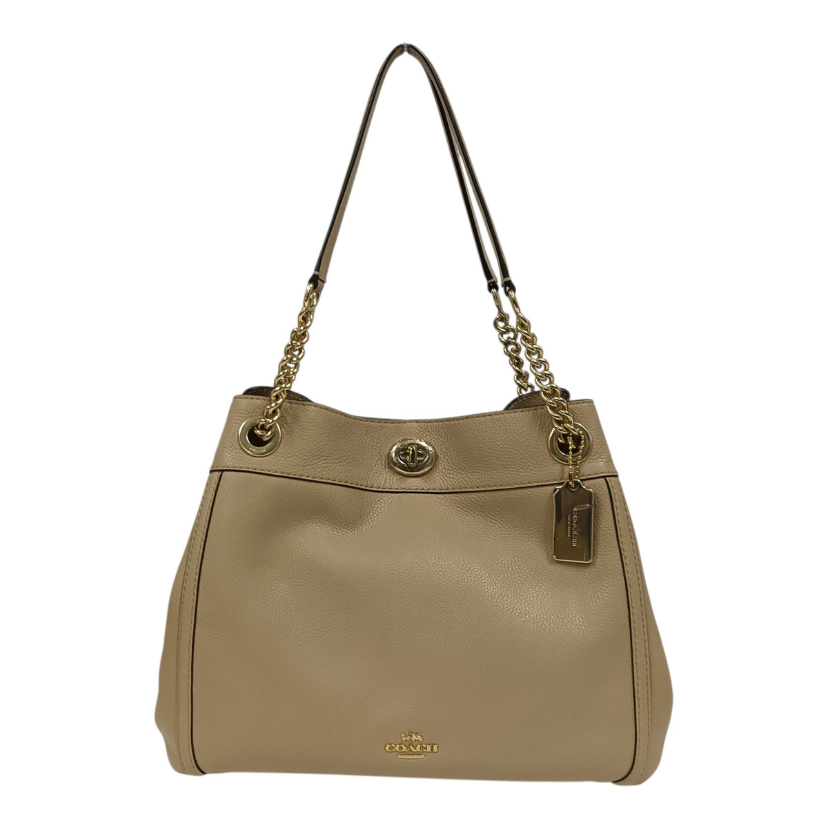 COACH Shoulder Bag FQ36855 Beige **TAG DAMAGE
