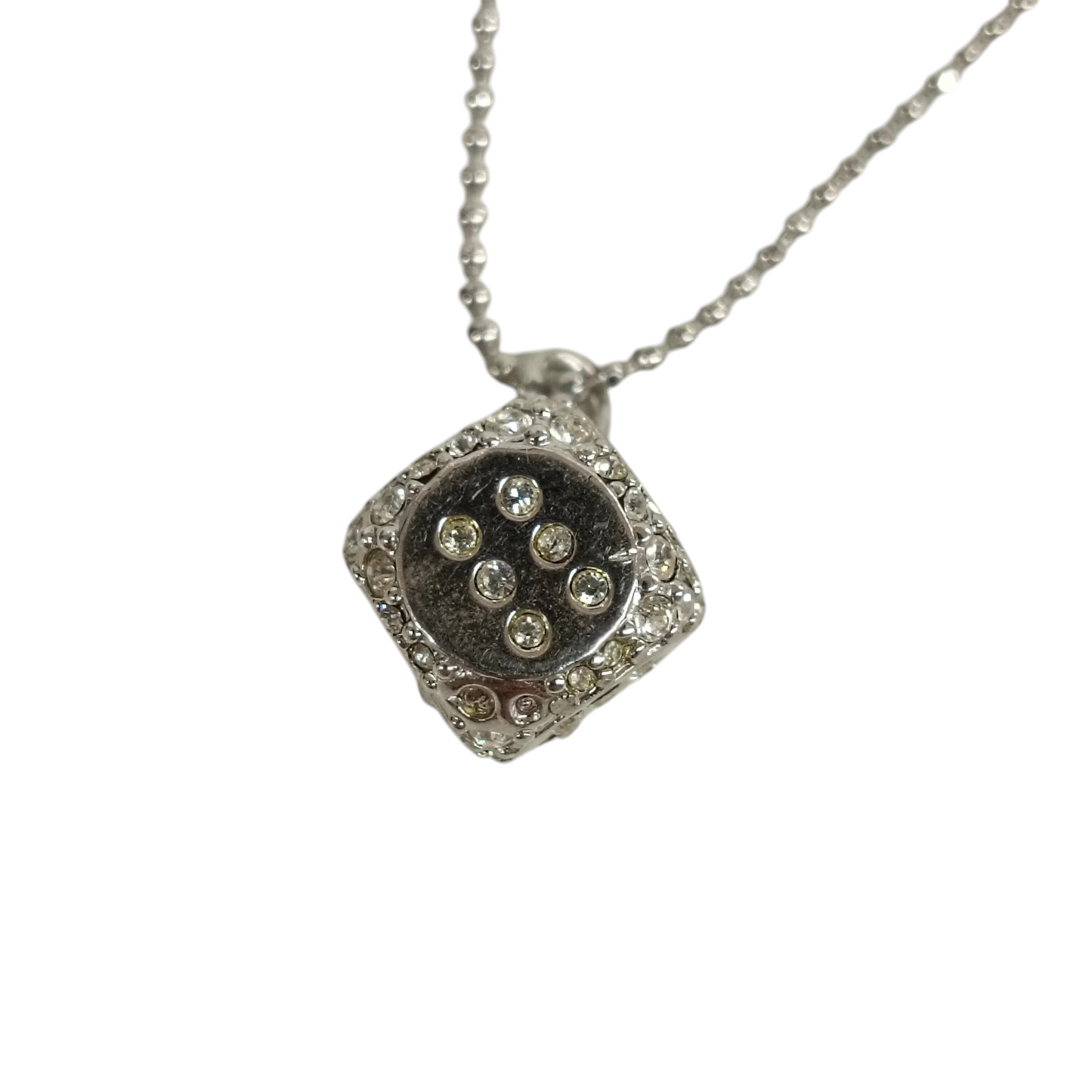 SWAROVSKI Necklace Silver Dice Rank (B)