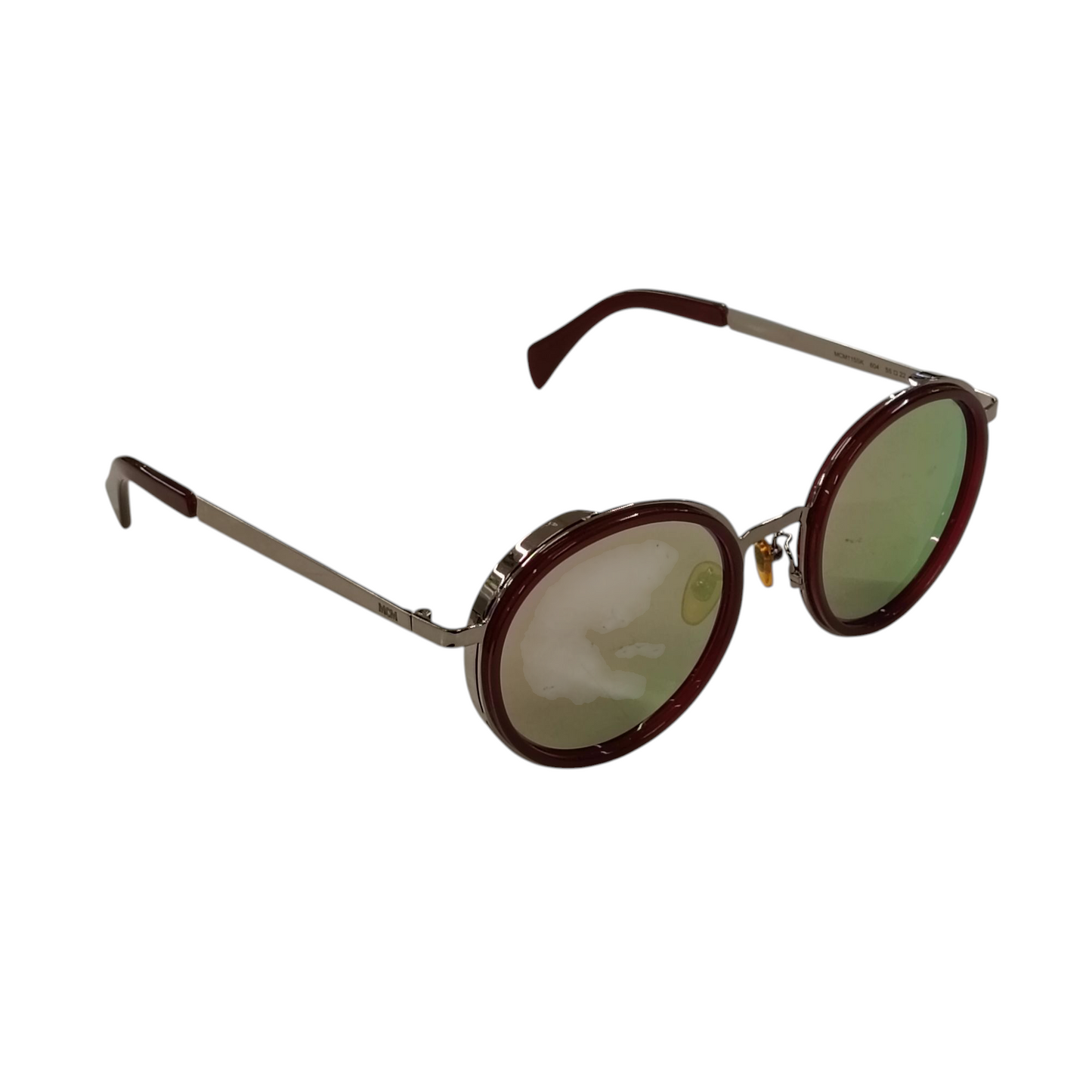 MCM Sunglasses MCM115SK Silver/Red