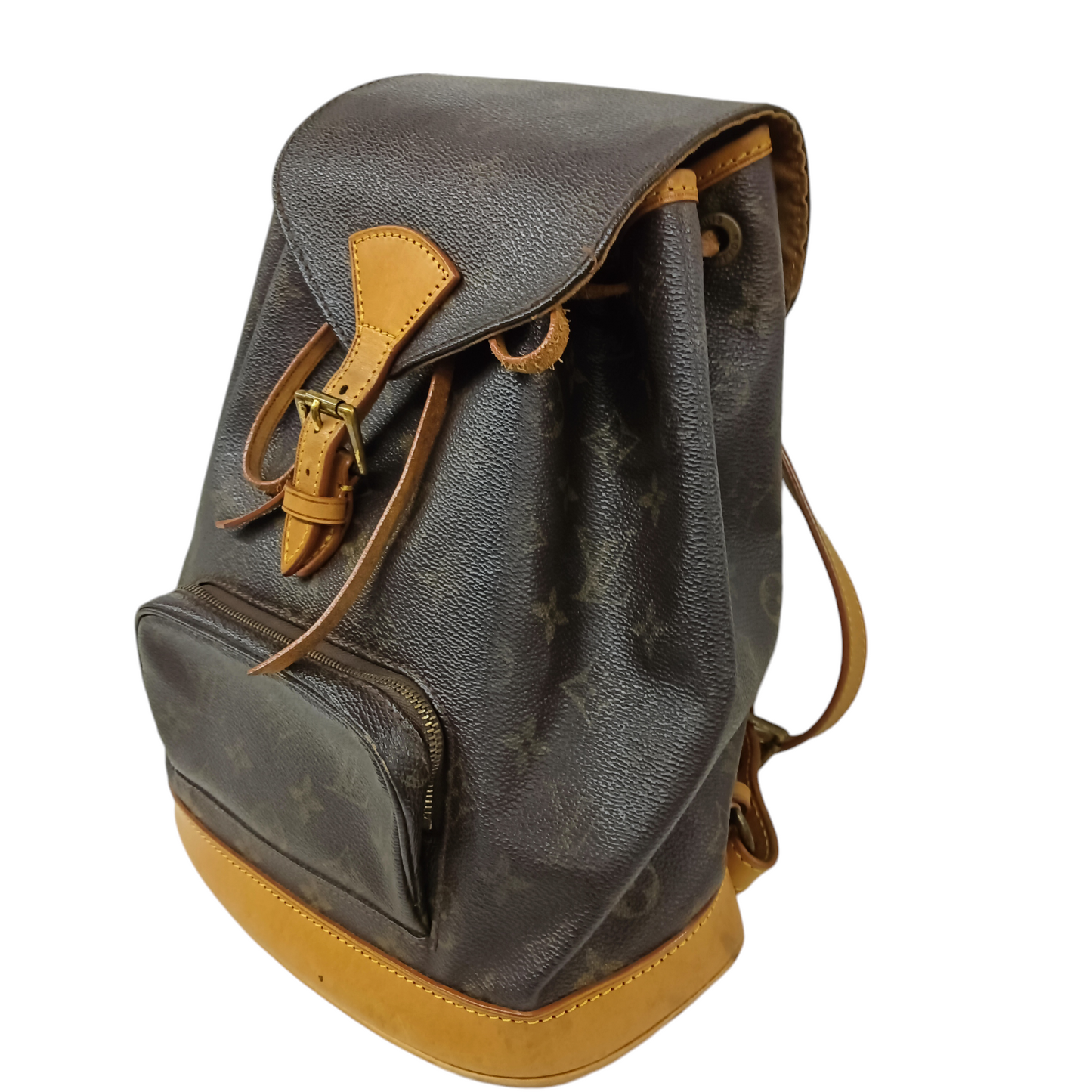 LOUIS VUITTON Rucksack M51136 SP0977 Brown *Damage/Stain Montsour is MM