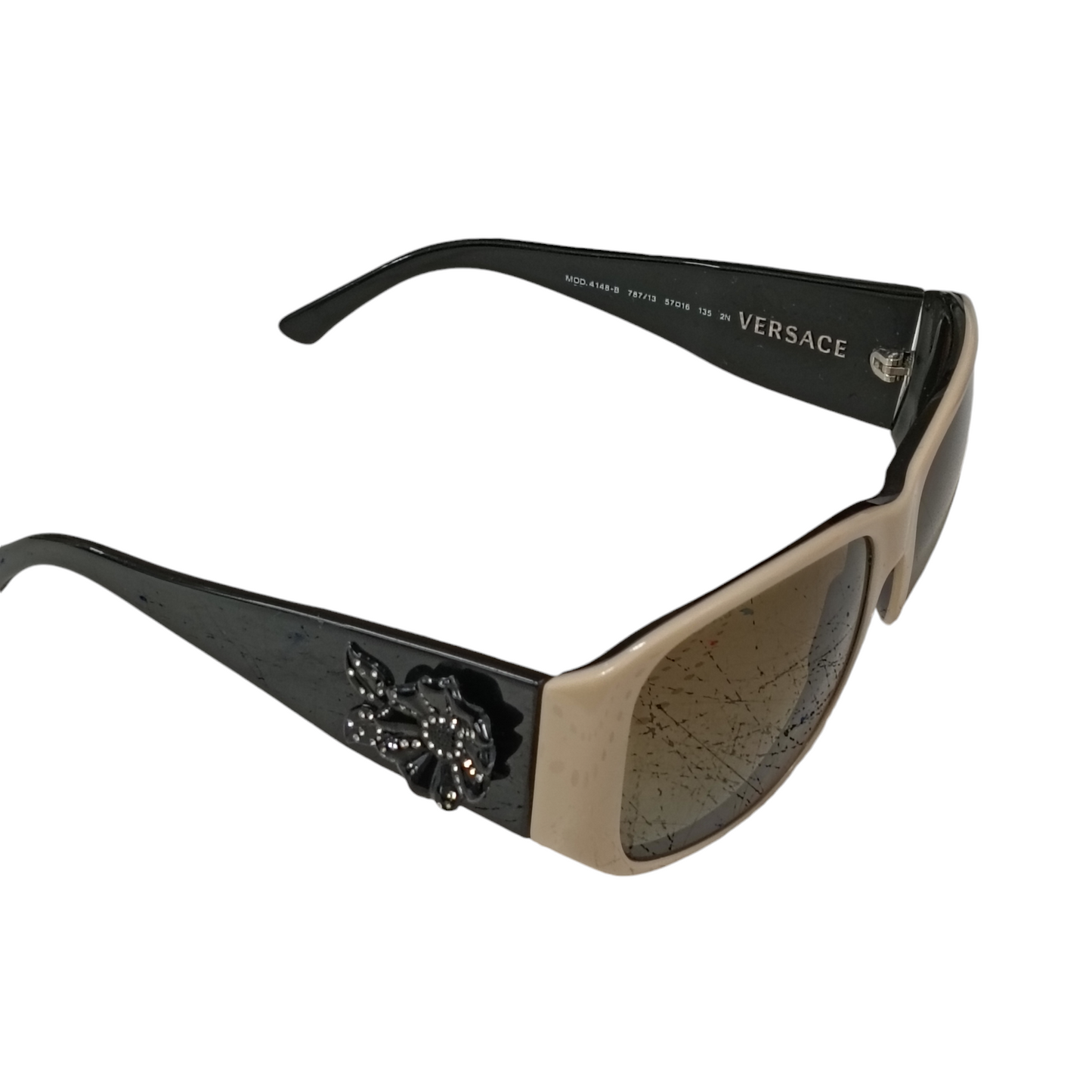 VERSACE Sunglasses Beige/Black 4148-B