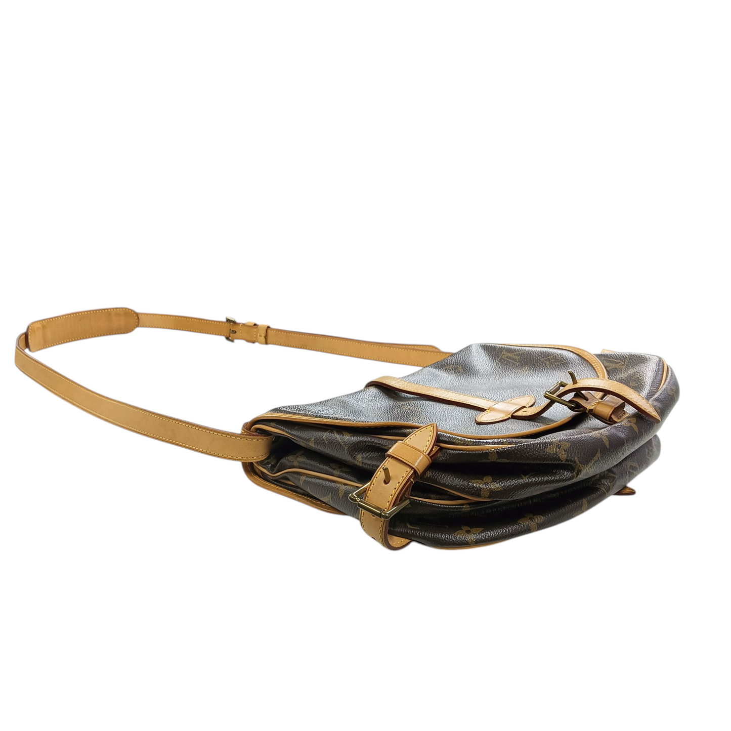 LOUIS VUITTON Shoulder Pouch Monogram M42250 MB2153 Brown