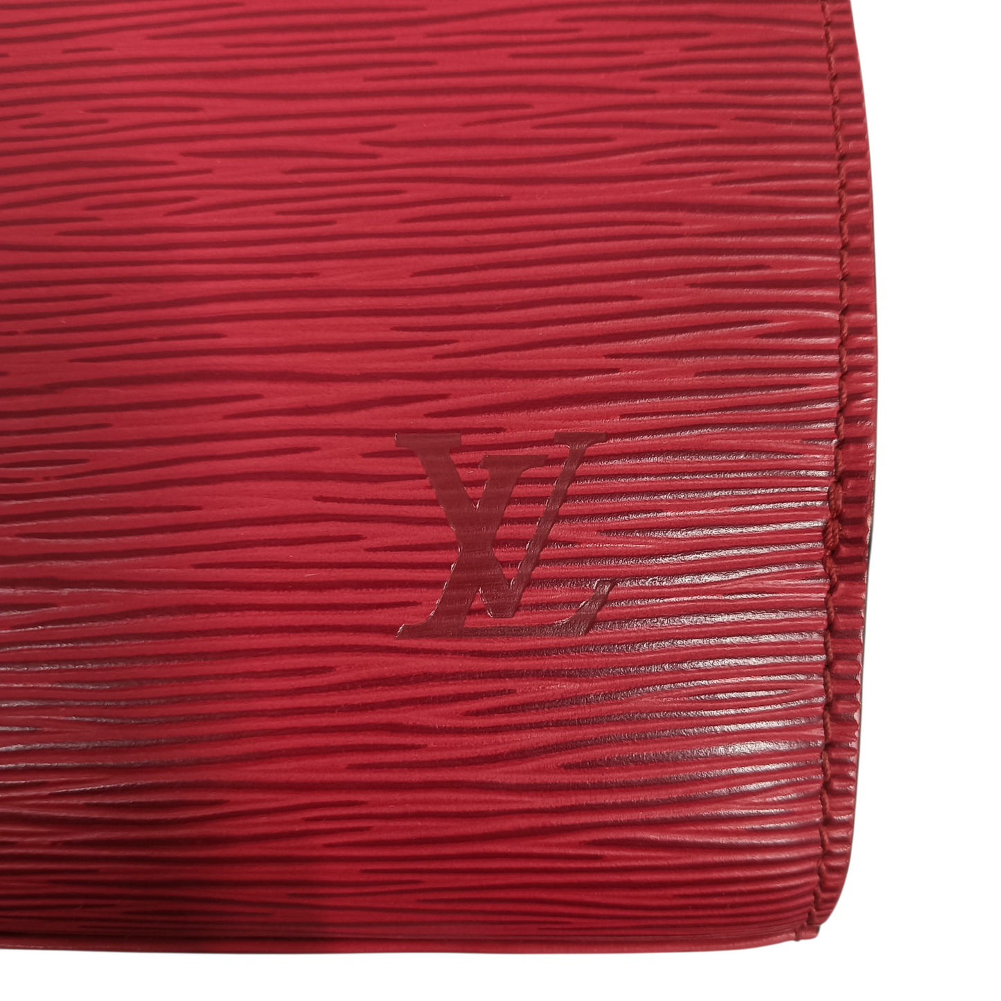 LOUIS VUITTON Handbag Epi Pont Neuf M52057 Red Stain/Damage