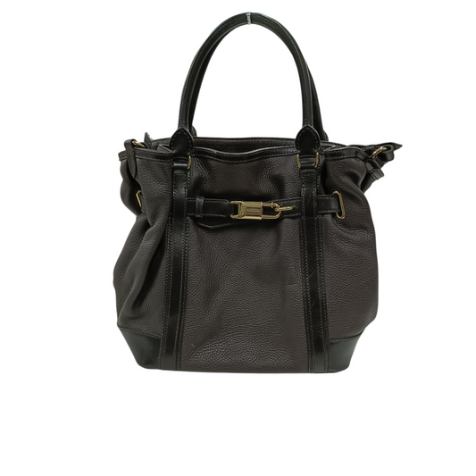 BURBERRY 2WAY Bag 3801215 Brown And Black Scratch