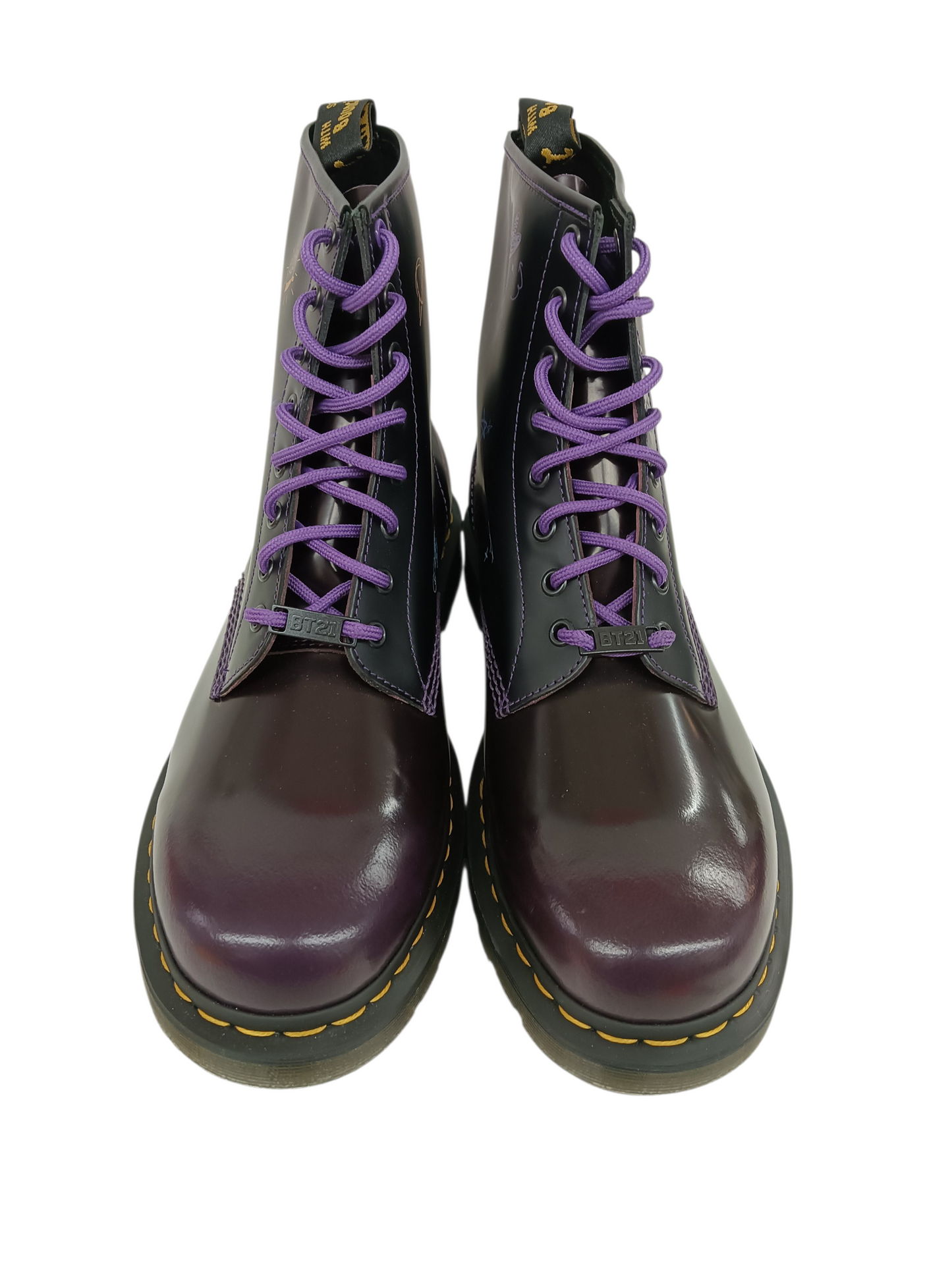 Dr.Martens Boots Size 46 30069511 BT21 Purple And Black