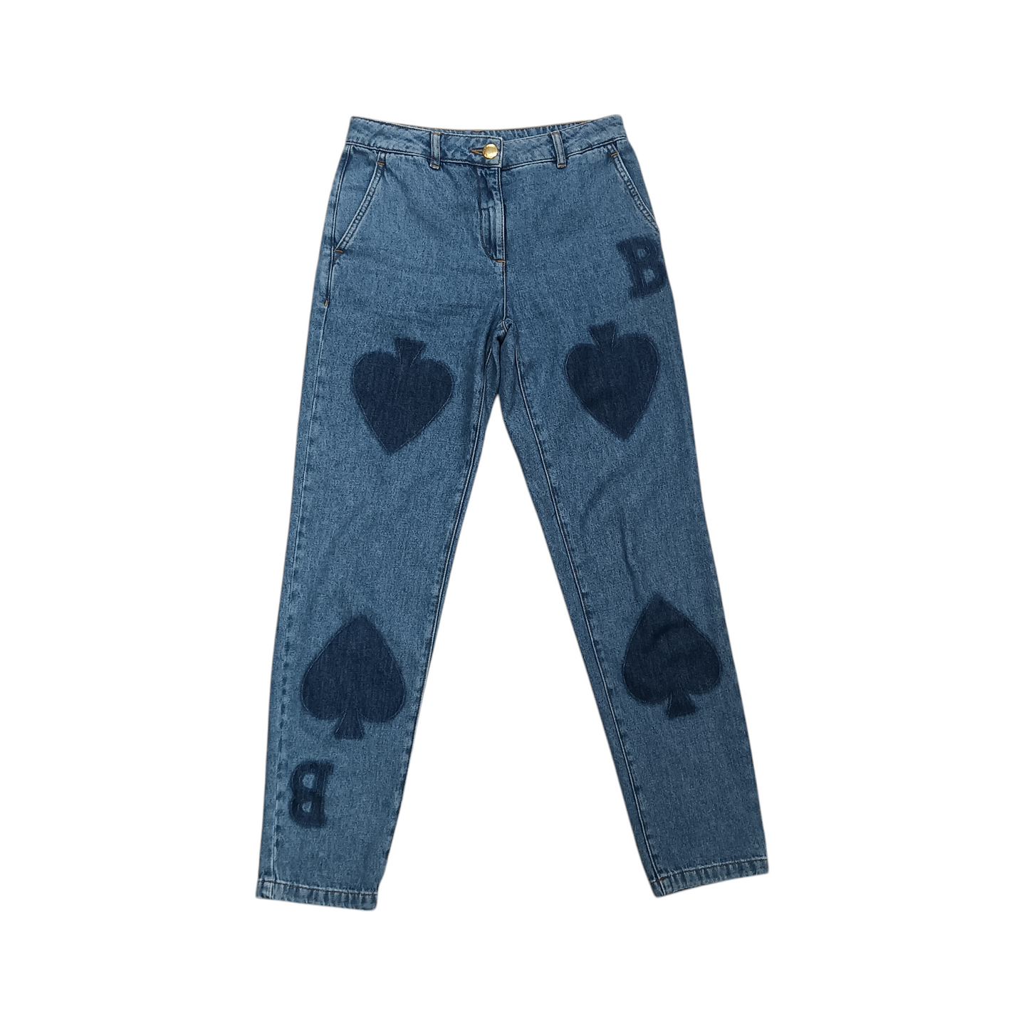 MOSCHINO Denim Pants Size 38 Lady 's Blue 192R J03156122