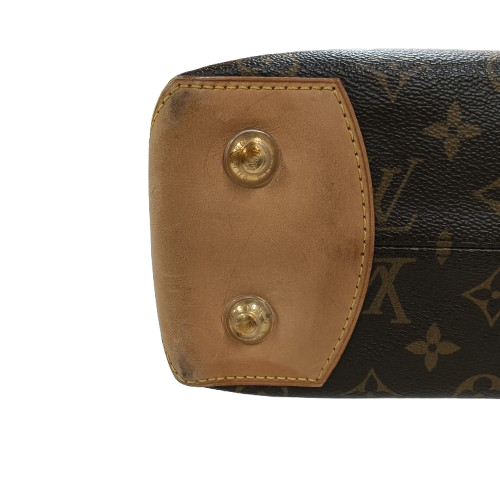 LOUIS VUITTON Handbag Monogram M40595 Brown **Stain CA2170
