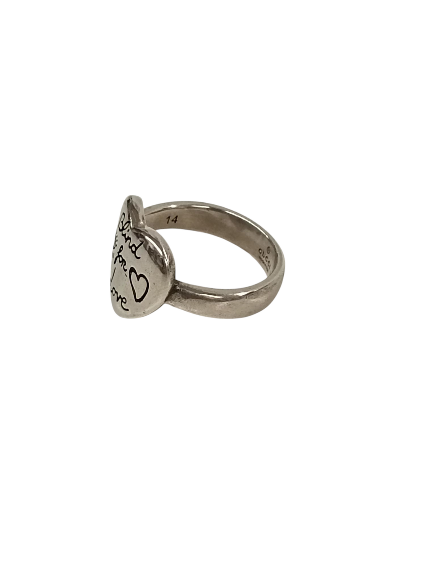 GUCCI Ring 925 14 blind for love