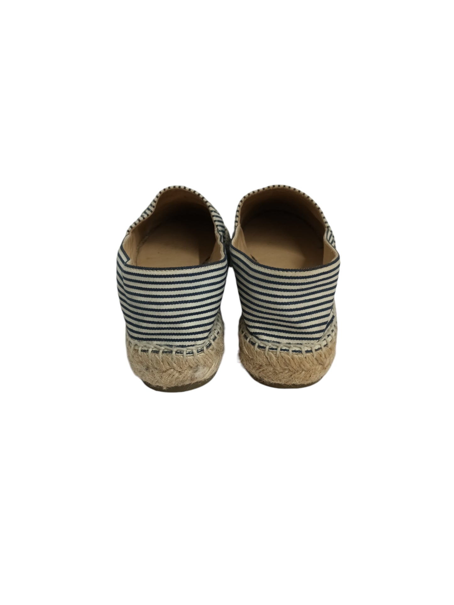 CHANEL ESPADRILLE 35 LADY'S WHITE/BLUE STAIN G29762 RANK(C)