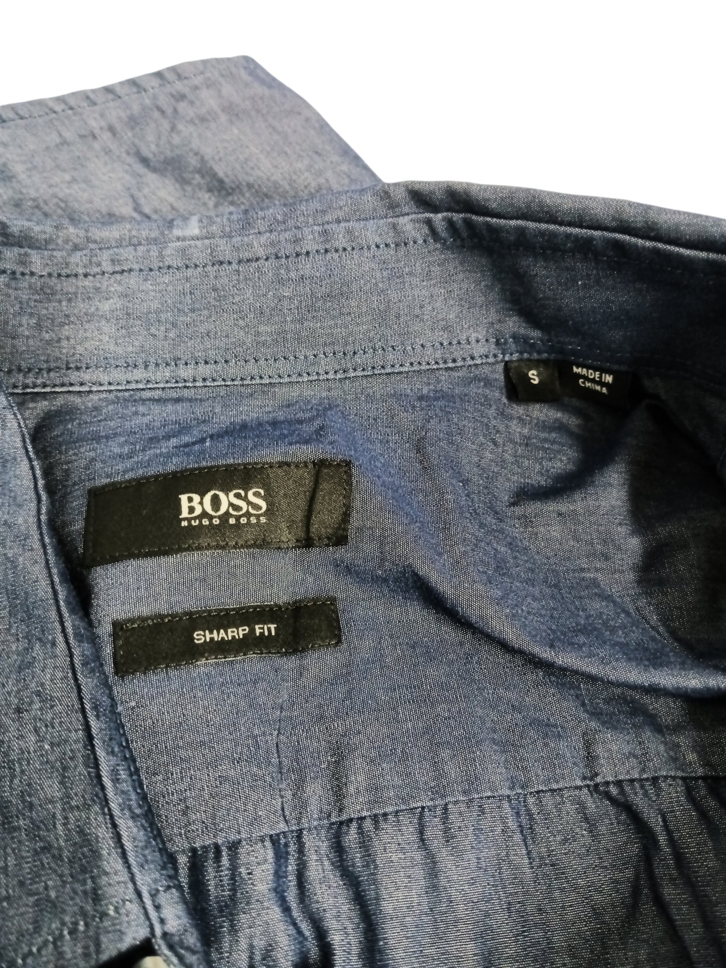 HUGO BOSS SHIRT SIZE S MENS NAVY 10188148
