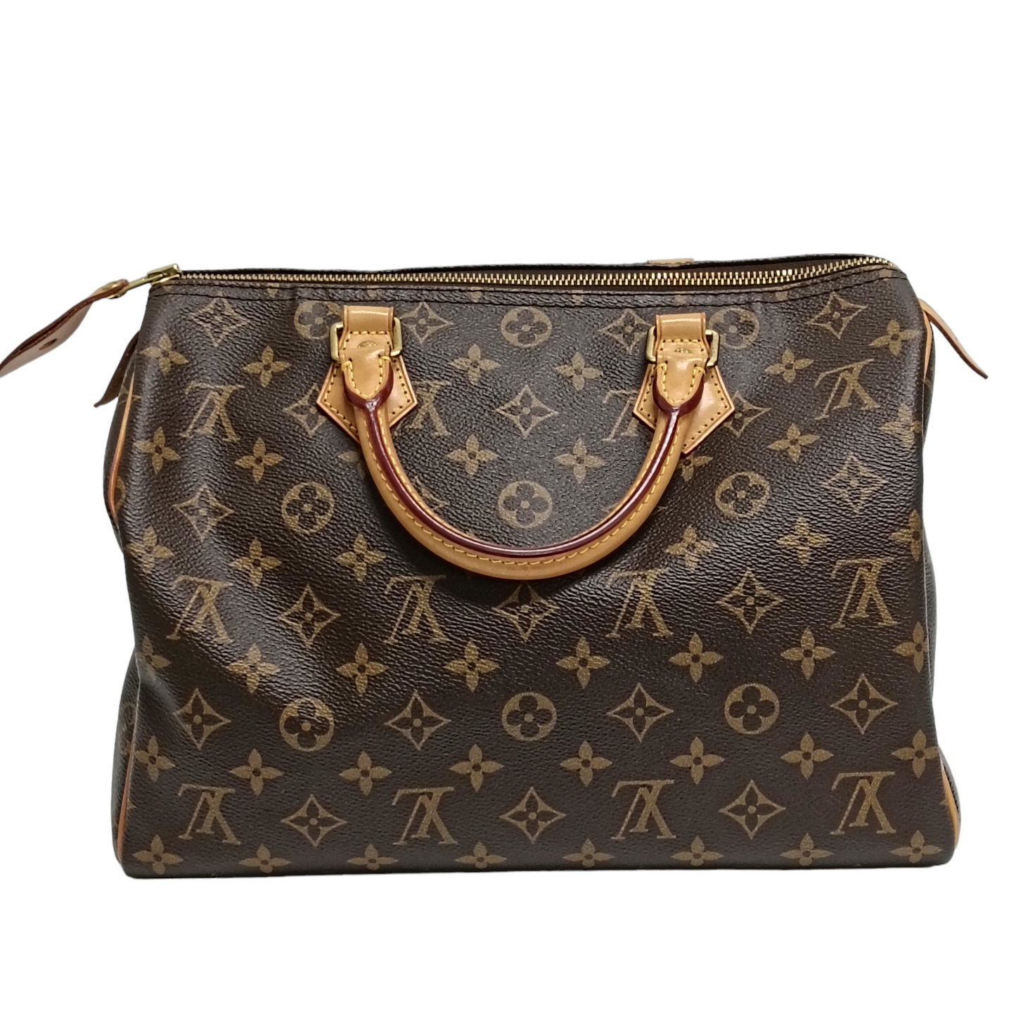 LOUIS VUITTON Handbag Monogram Brown Speedy 30 M41526