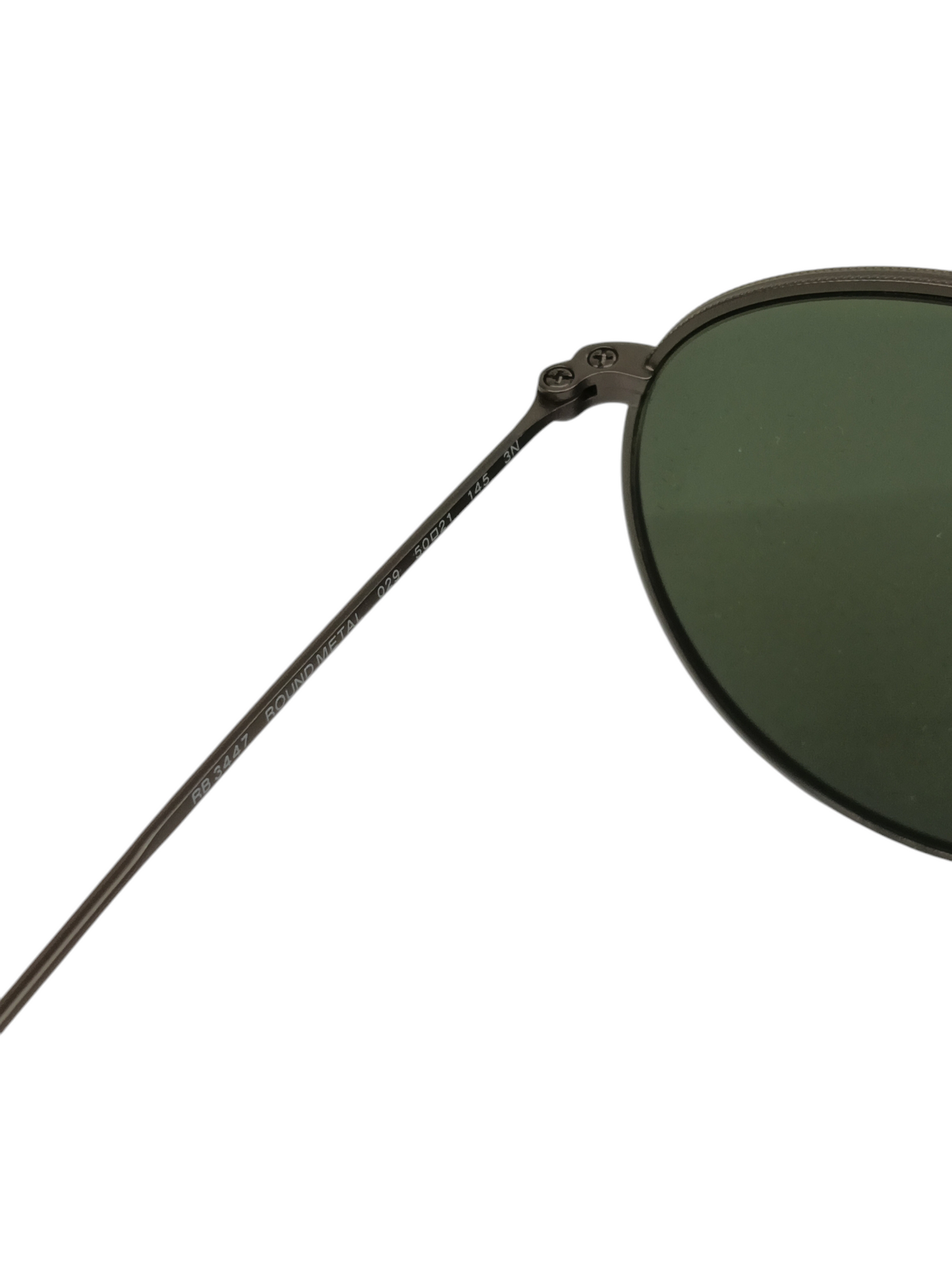 RAY-BAN SUNGLASSES GRAY/GREEN RB3447 RANK (B)