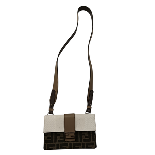 FENDI Shoulder Bag 7M0295 AB50 207-0397 White/Brow