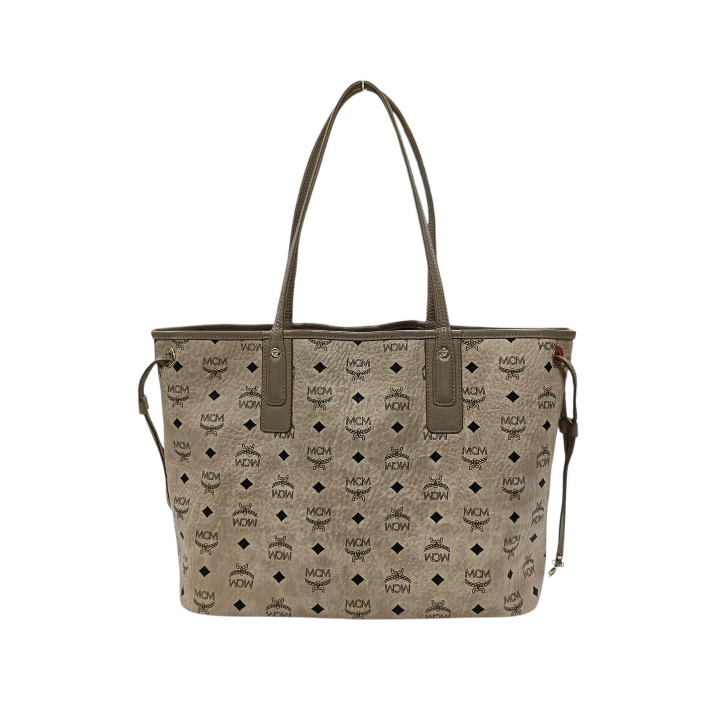 MCM Tote Bag MWP7AVI22IG001 Beige Reversible Tote