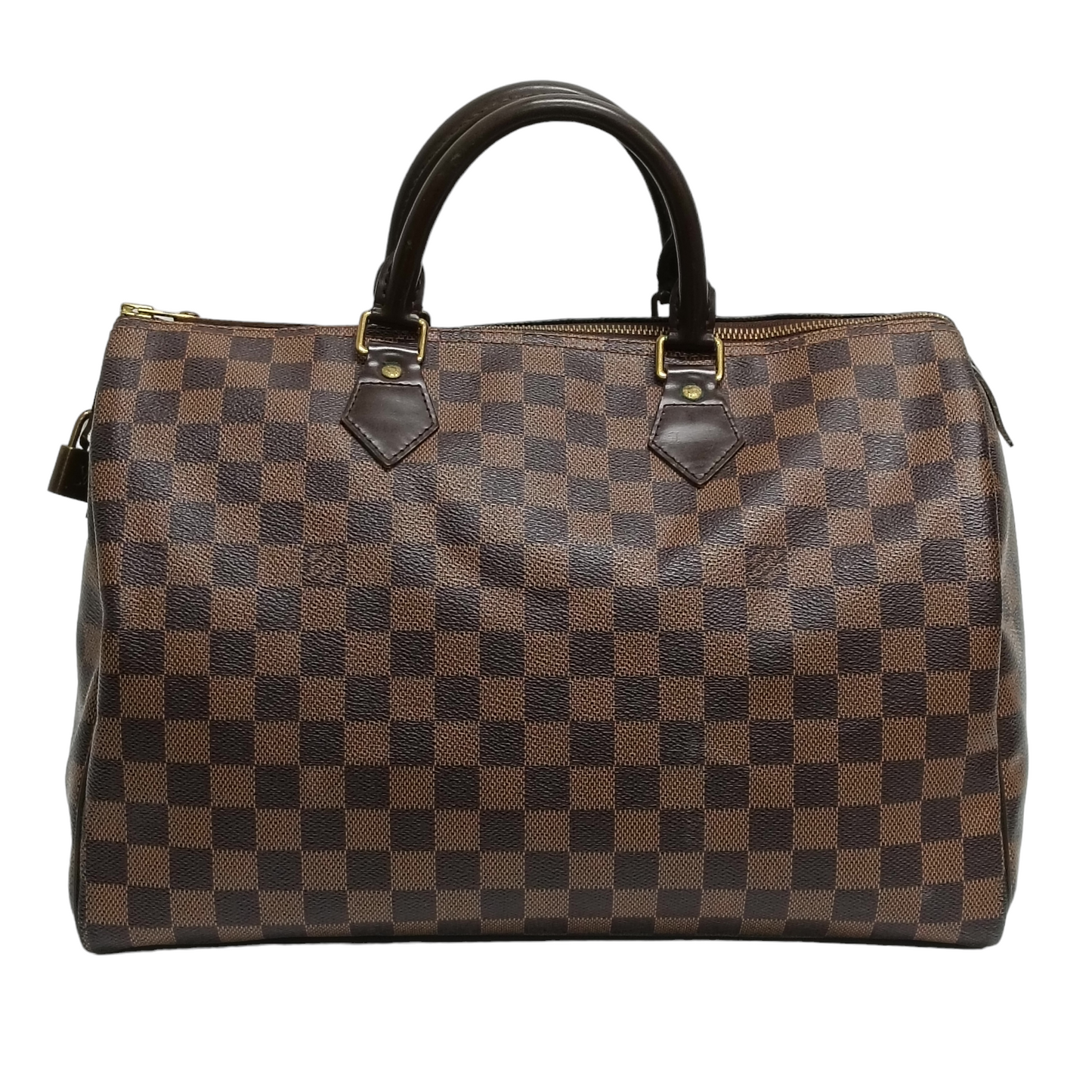 LOUIS VUITTON Bag Damier Brown Speedy 35 RI0182