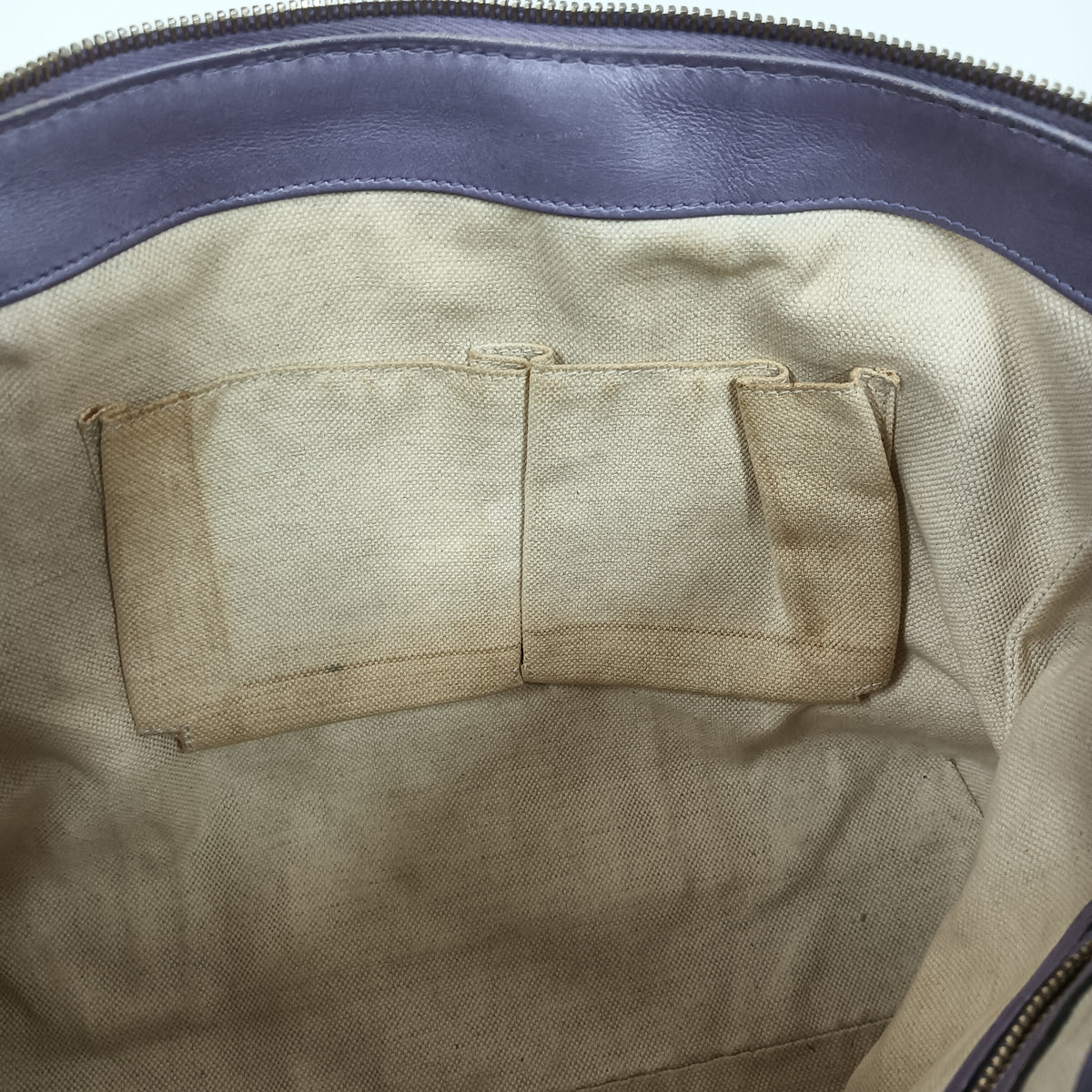 GUCCI Handbag 257069 Purple/Brown **Stain/Damage