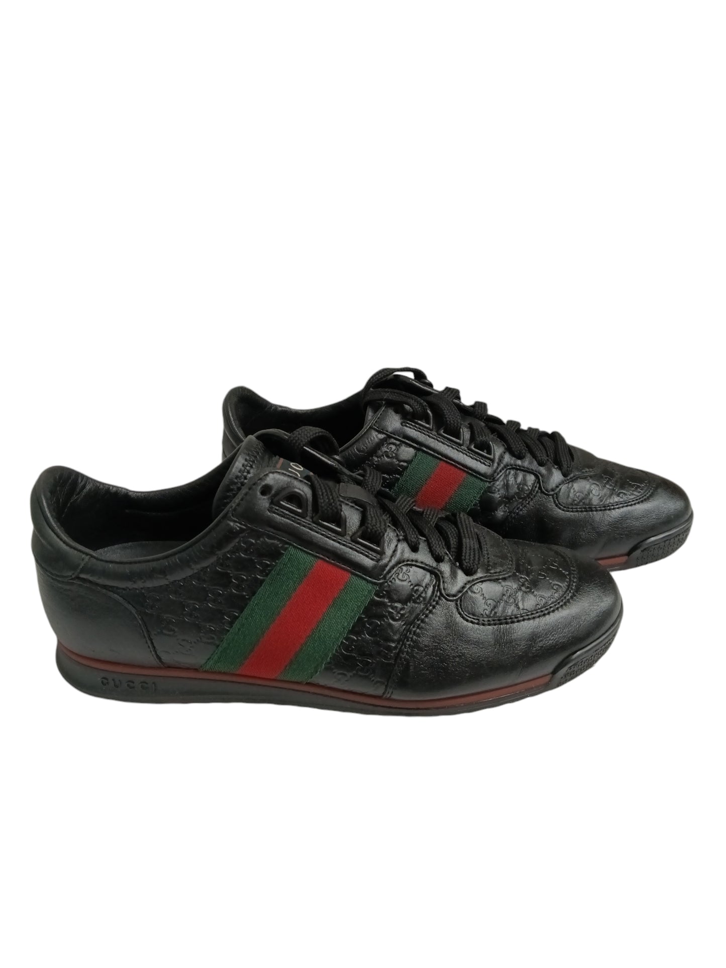 GUCCI SNEAKER LADY'S BLACK 233334 SIZE 4.5 RANK(B)