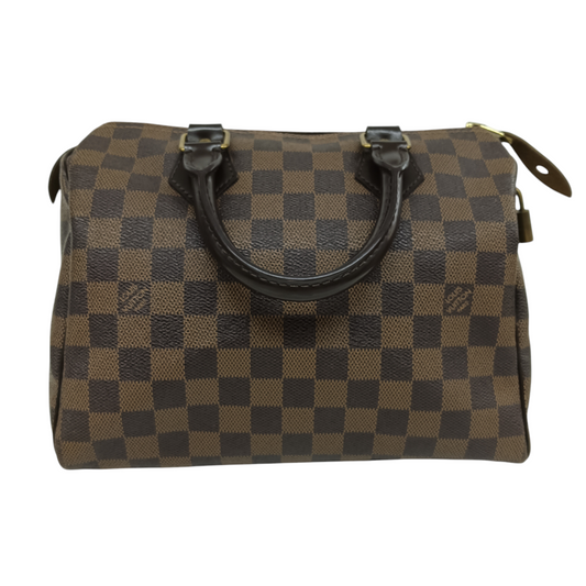 LOUIS VUITTON Handbag Damier Speedy 25 N41532 Rank (B) Brown DU0132