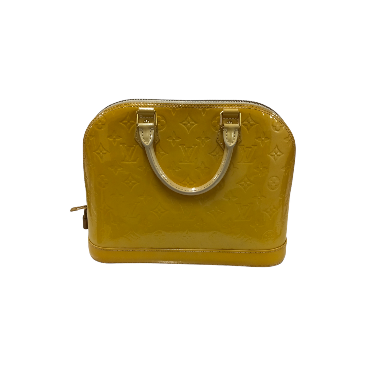 LOUIS VUITTON Handbag Yellow Rank B