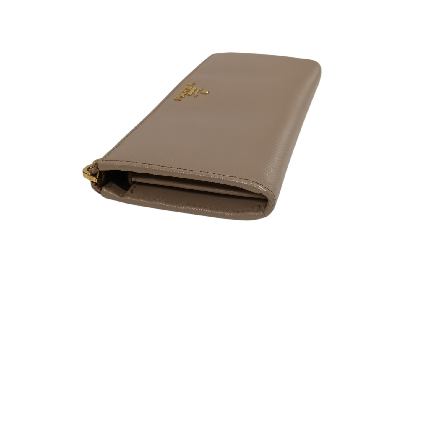 PRADA Long Wallet Ivory
