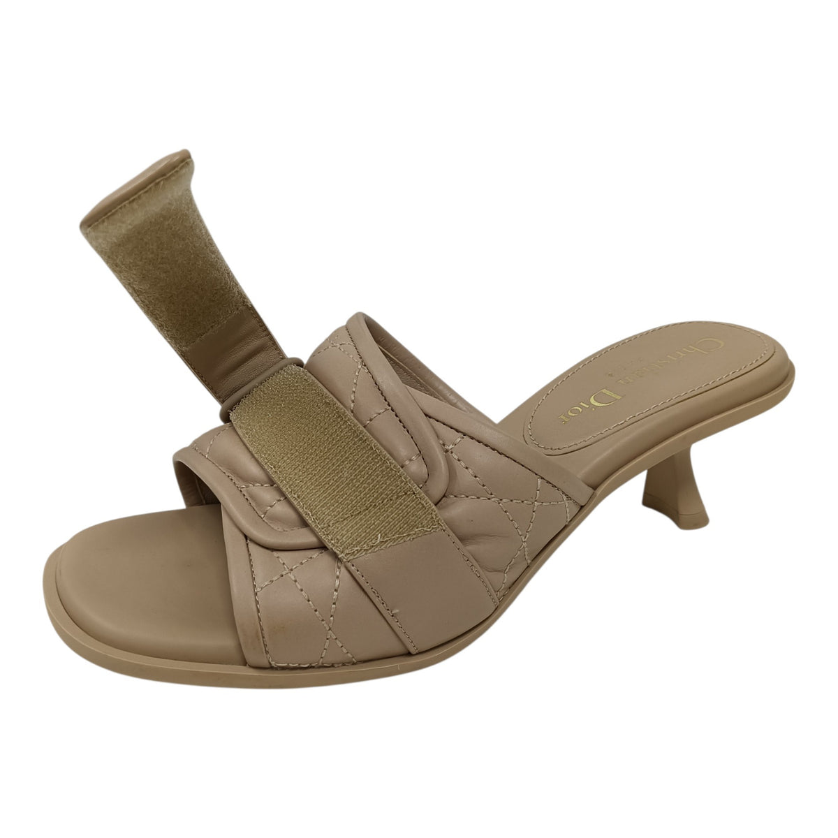 Christian Dior Sandal 36 Lady's      Beige MT-0622