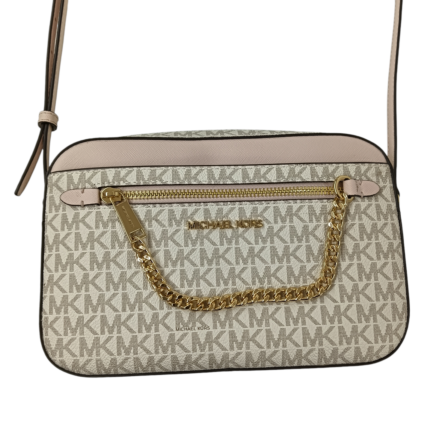 MICHAEL KORS Shoulder Bag Rank (A) Beige/Pink 35S1GTTC9B