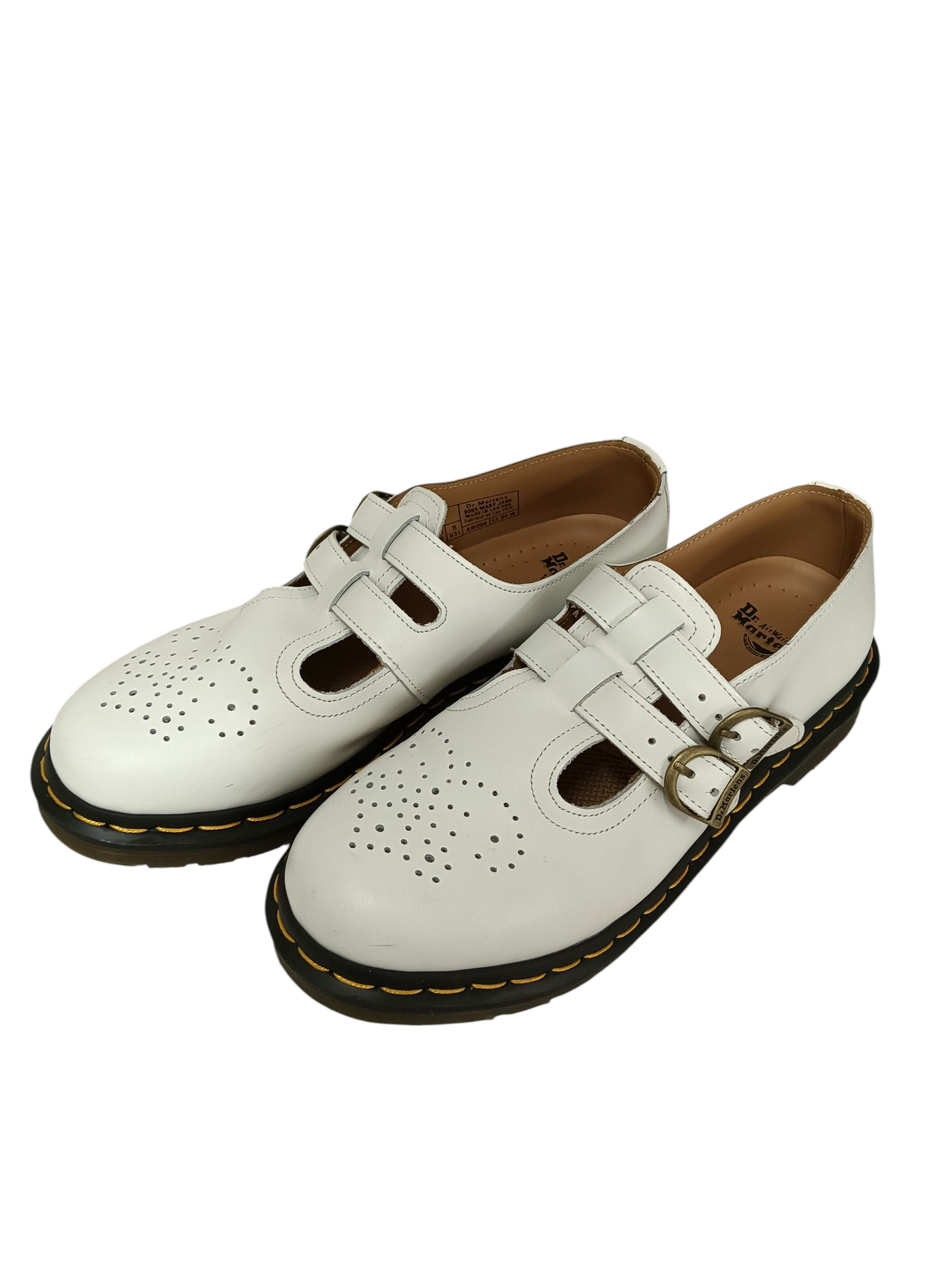 Dr.Martens Shoes Size 39 Lady's White AW006