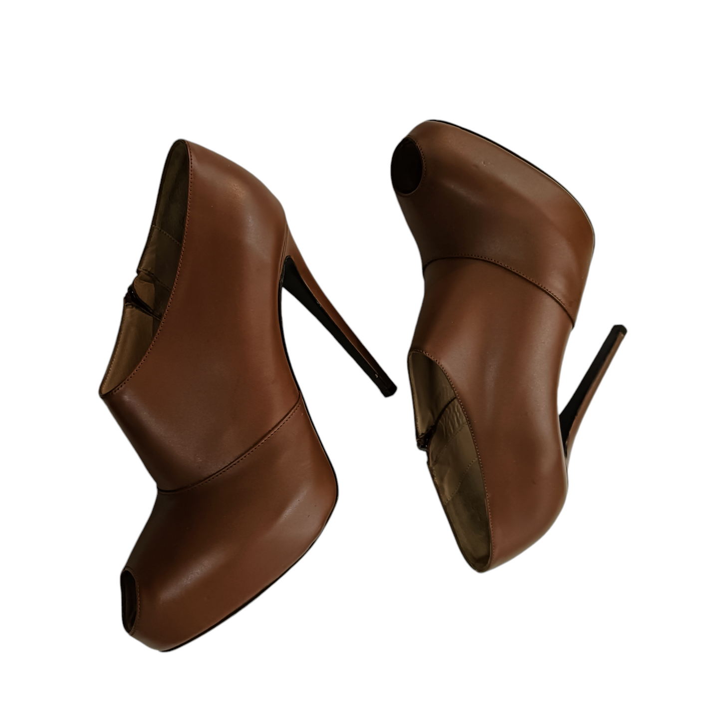 EMPORIO ARMANI HEEL PUMPS 37 BROWN X31071