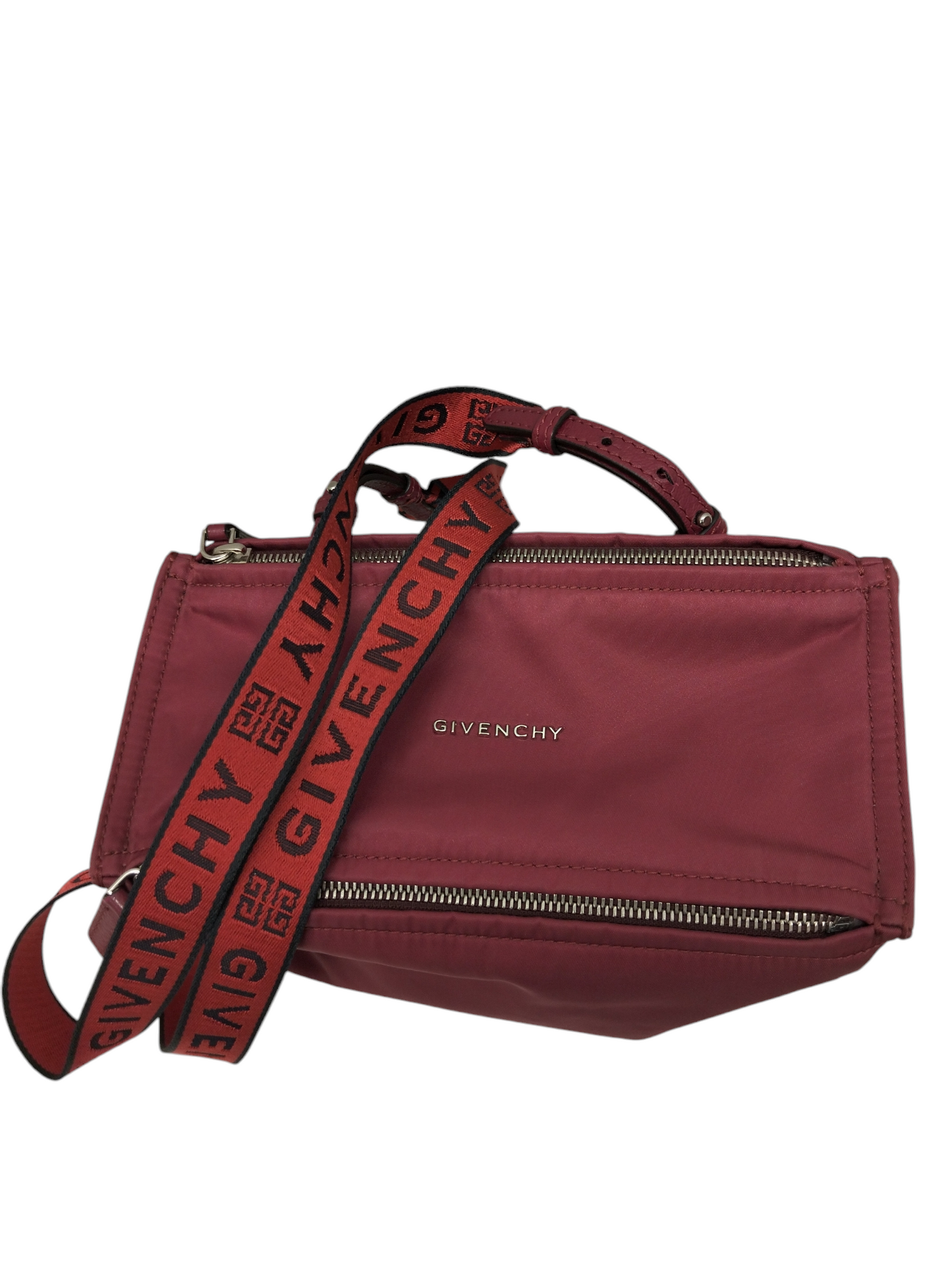 GIVENCHY SHOULDER BAG BB500QB06B 653 RED WINE STAINEF PANDORA  G0138 RANK (B)