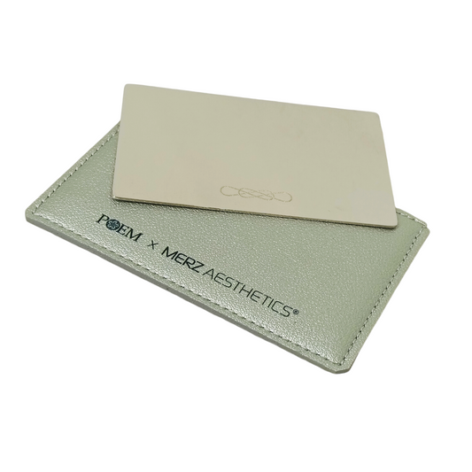 POEM X MERZ AESTHETICS Card Case Silver