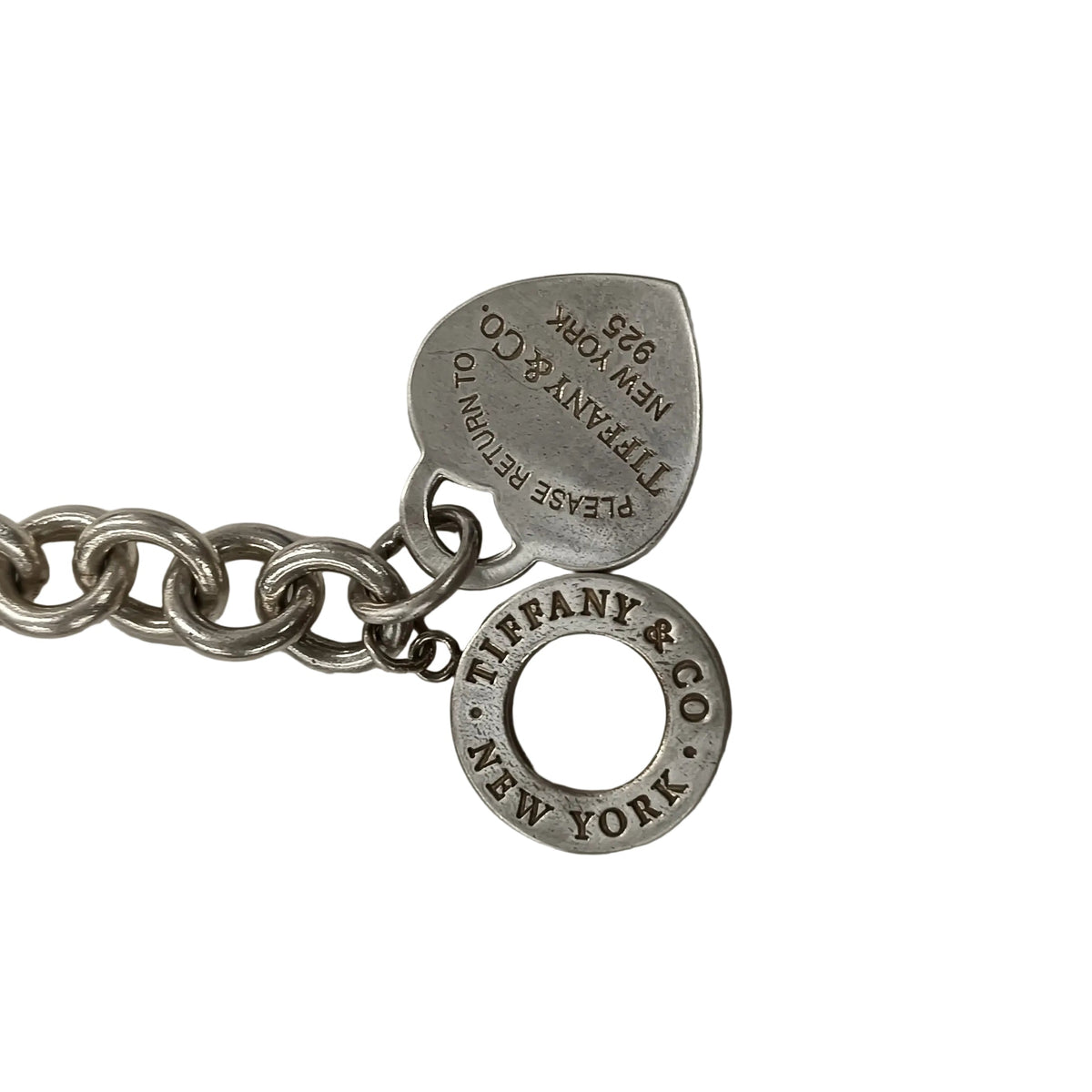 Bracelet Tiffany & Co. silver 925 Heart Tag Toggle