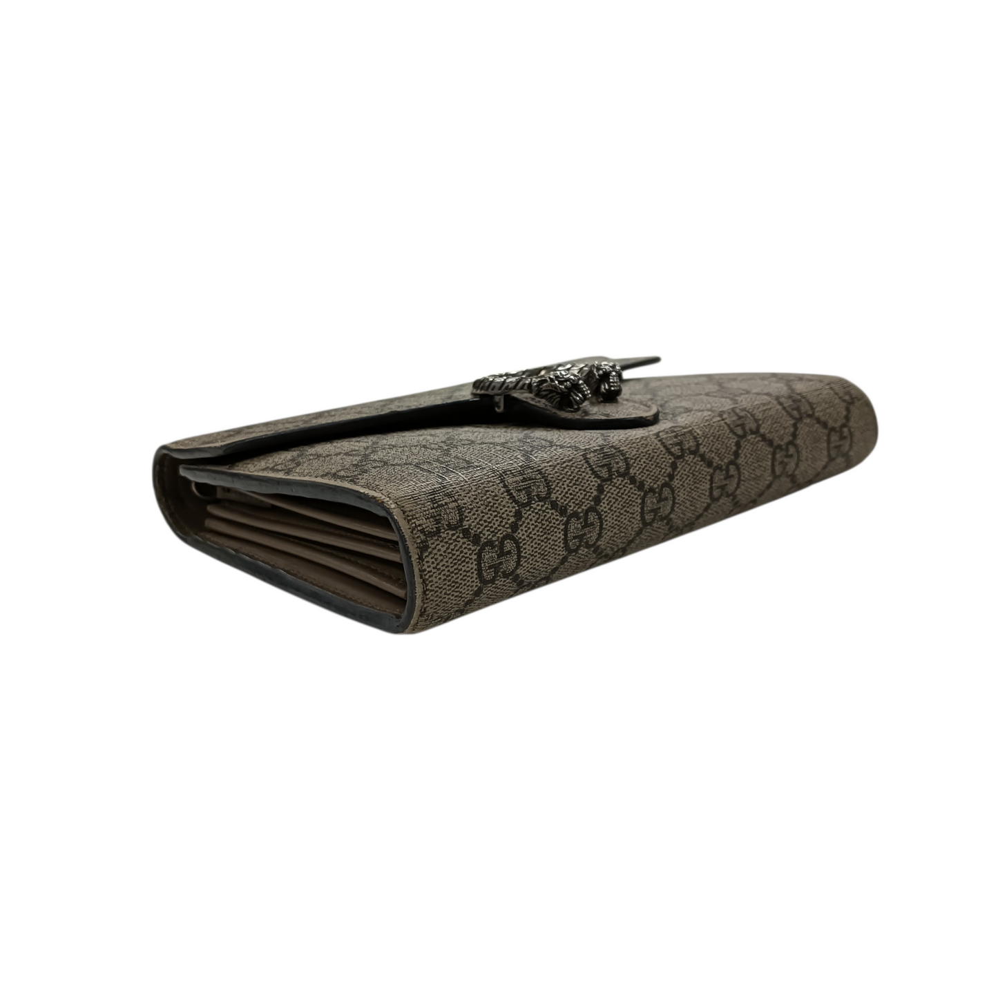 GUCCI Wallet GG Supreme Dionysus Chain Wallet Brown 401231