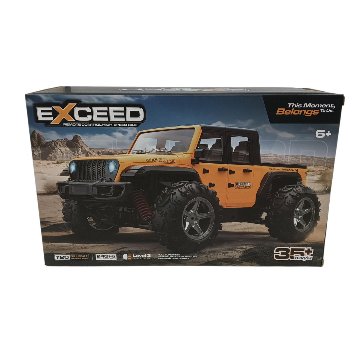 Remote Control Car 2.4GHz High Speed 35kPH Crawler Toy