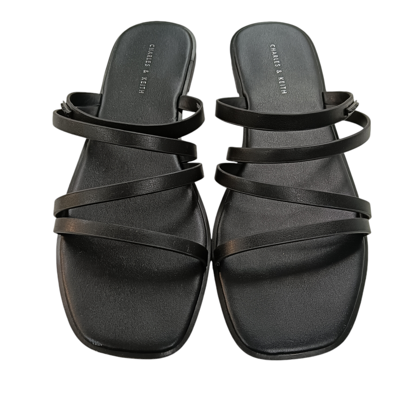 CHARLES & KEITH SANDAL LADY'S SIZE 40 BLACK