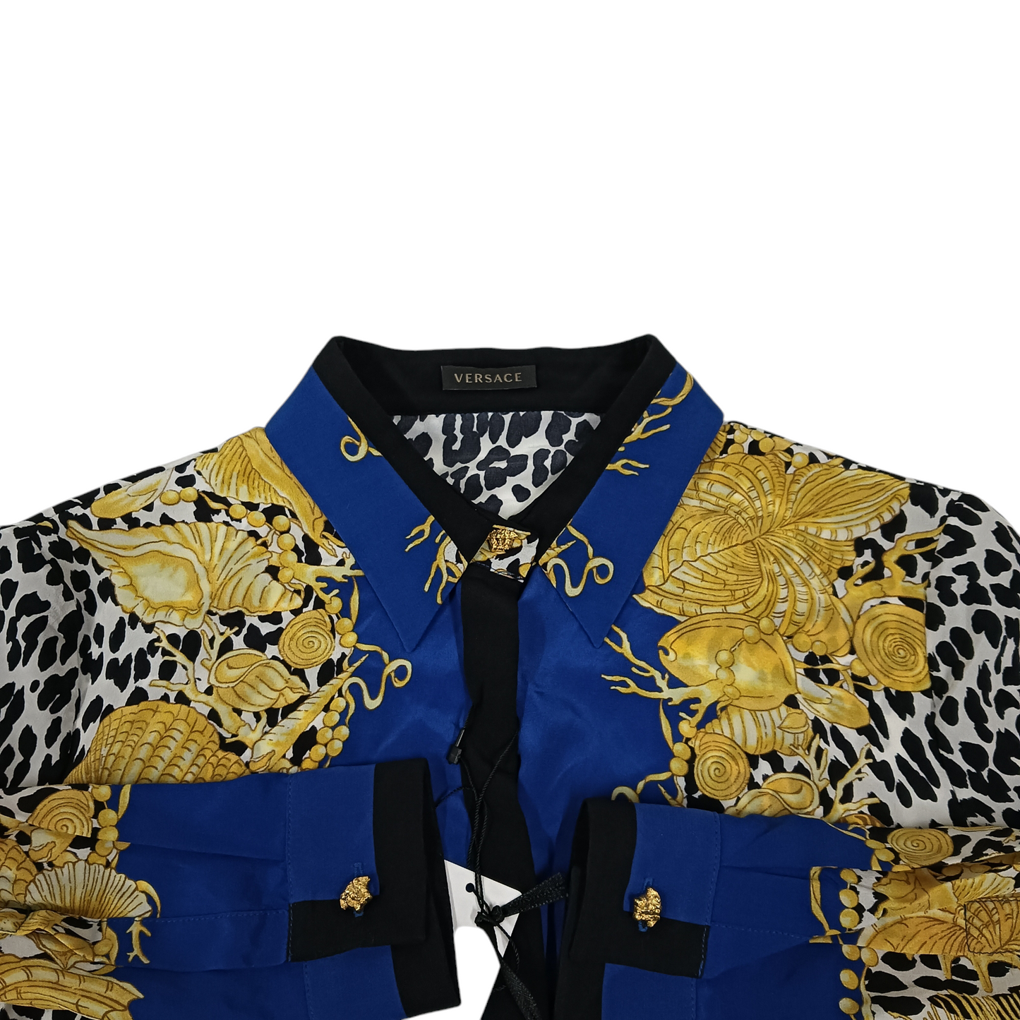 VERSACE Blouse Size 38 Lady 's Unused Item A63496 Silk